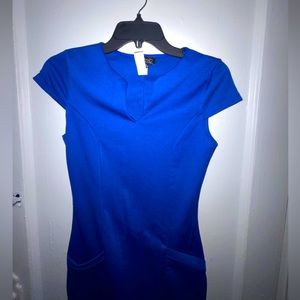 💙Stefano Di Roma Women’s Short Sleeve Mini Blue Dress - Size S💙
